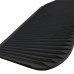 Anti Spray Ribbed Mudflap - 24" Wide x 13" High - Black / With Custom Logo